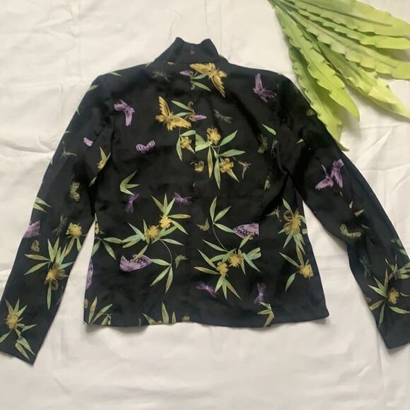 🦋h&m Floral Butterfly Open Front Blazer🦋 - Picture 12 of 14